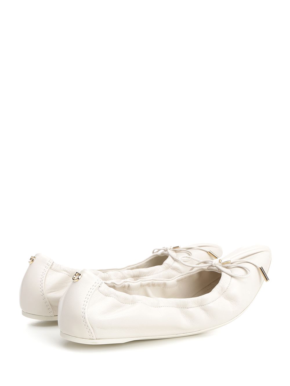 FERRAGAMO DECONSTRUCTED BALLET FLAT IN NAPPA