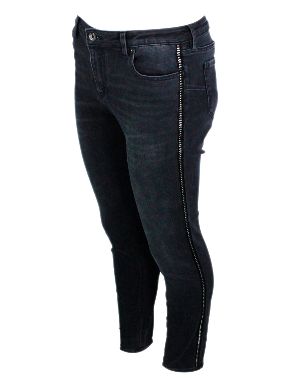 Armani Exchange Trousers In Blue