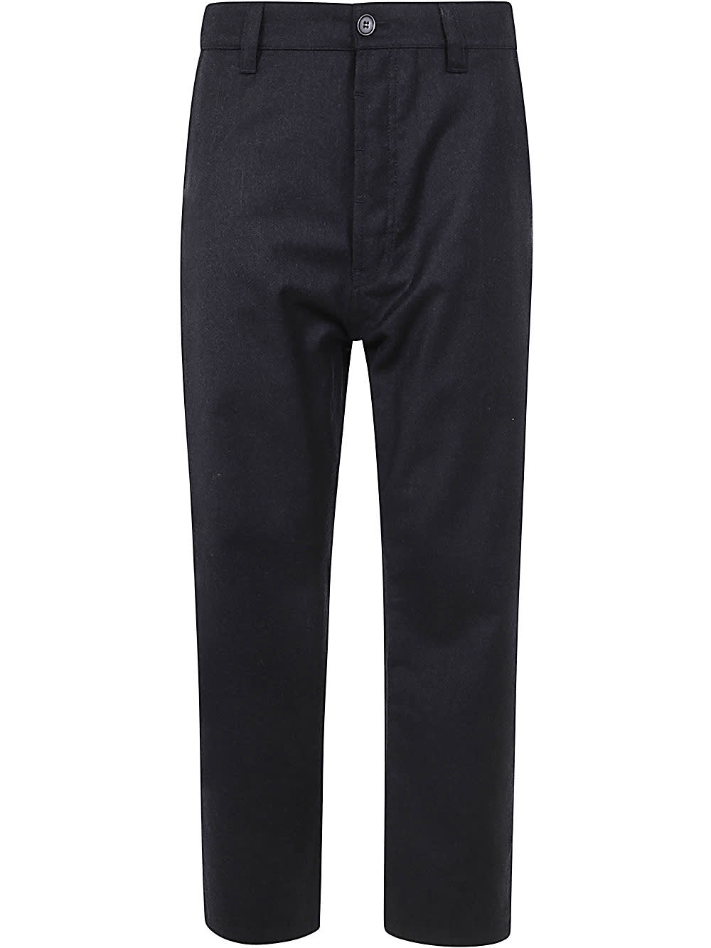 Shop Sofie D'hoore Cropped Pants In Slate Melange