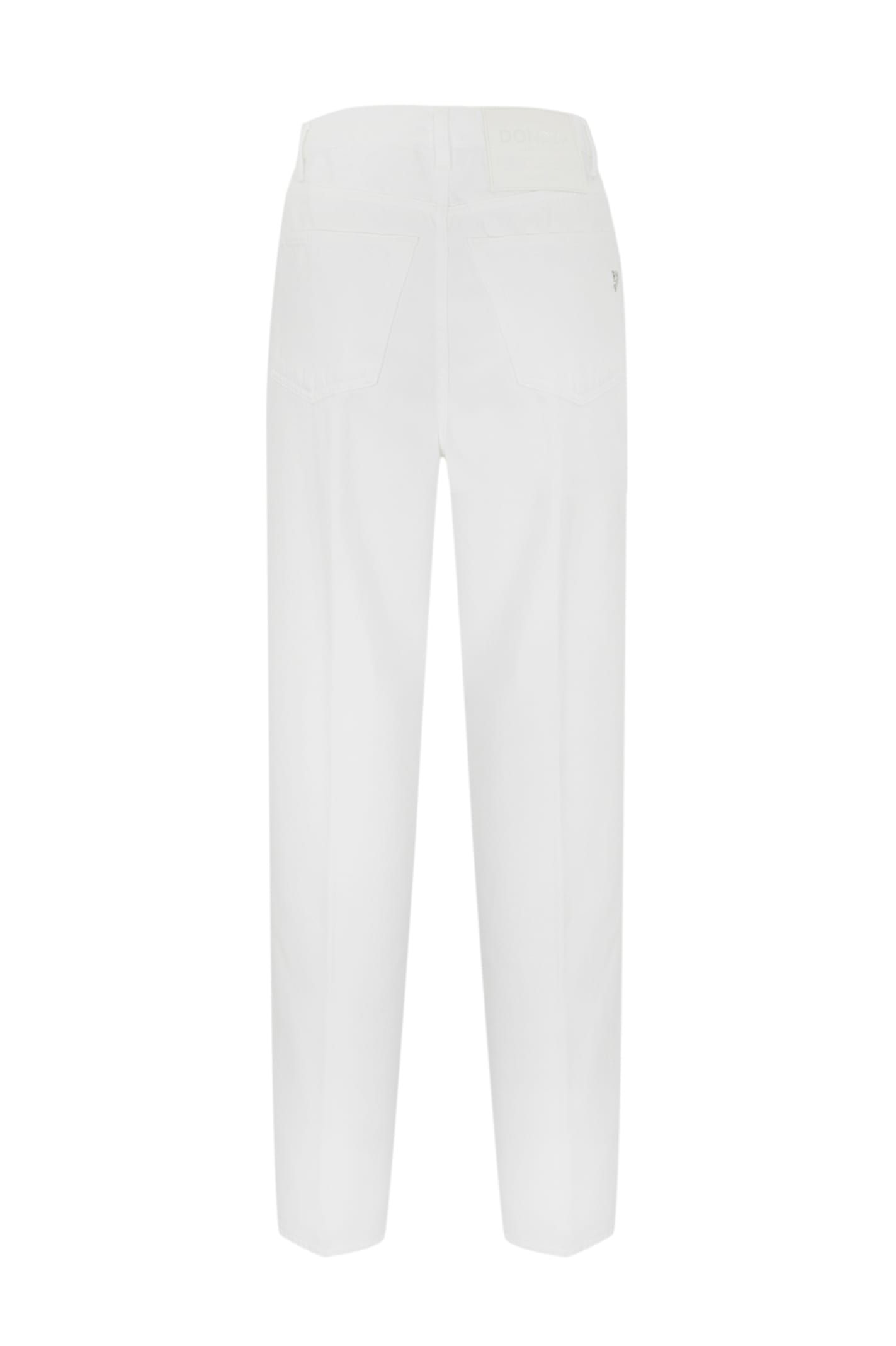 Dondup Bessie Loose Trousers In Bull Cotton