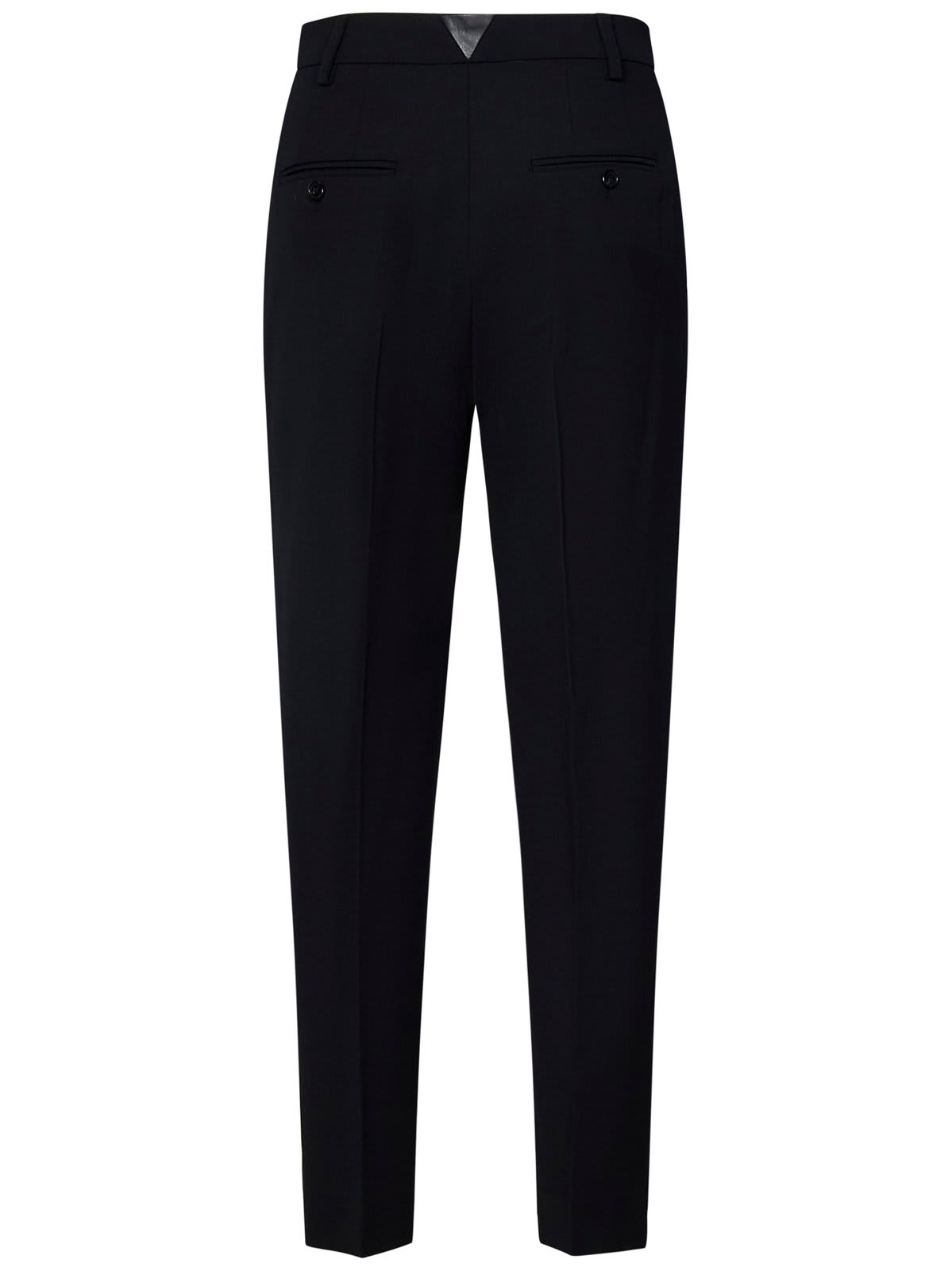 Shop Pinko Palau Tapered Leg Trousers In Nero Limousine