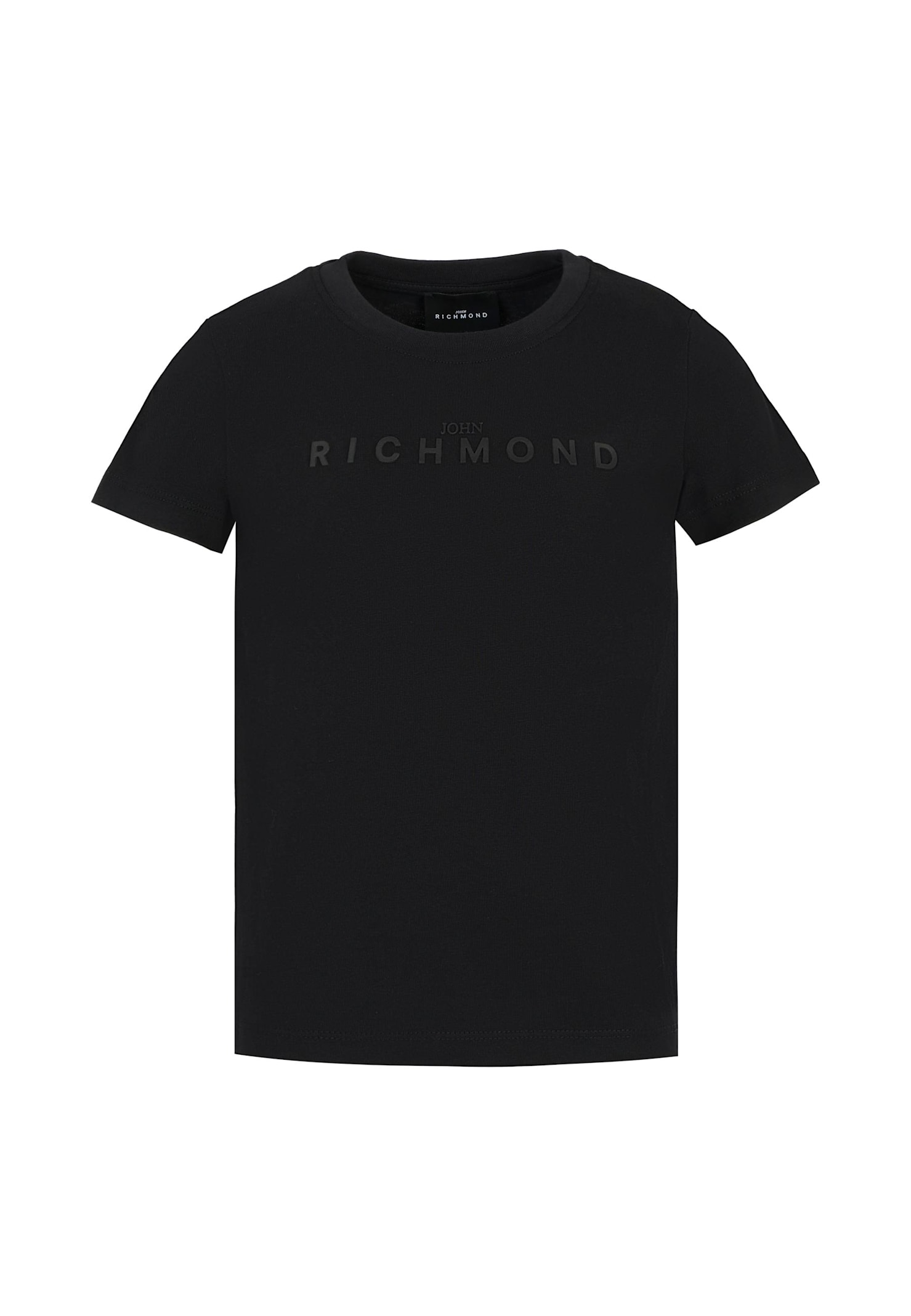 Richmond Black T-shirt For Kids With Logo