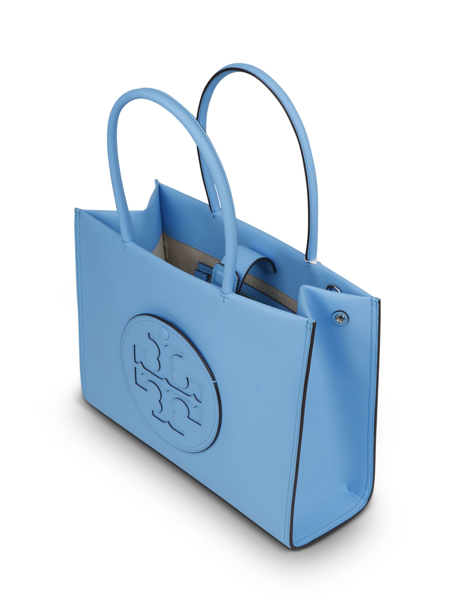 Tory Burch - Women's Ella Bio Small Tote Bag - Blue - Leather