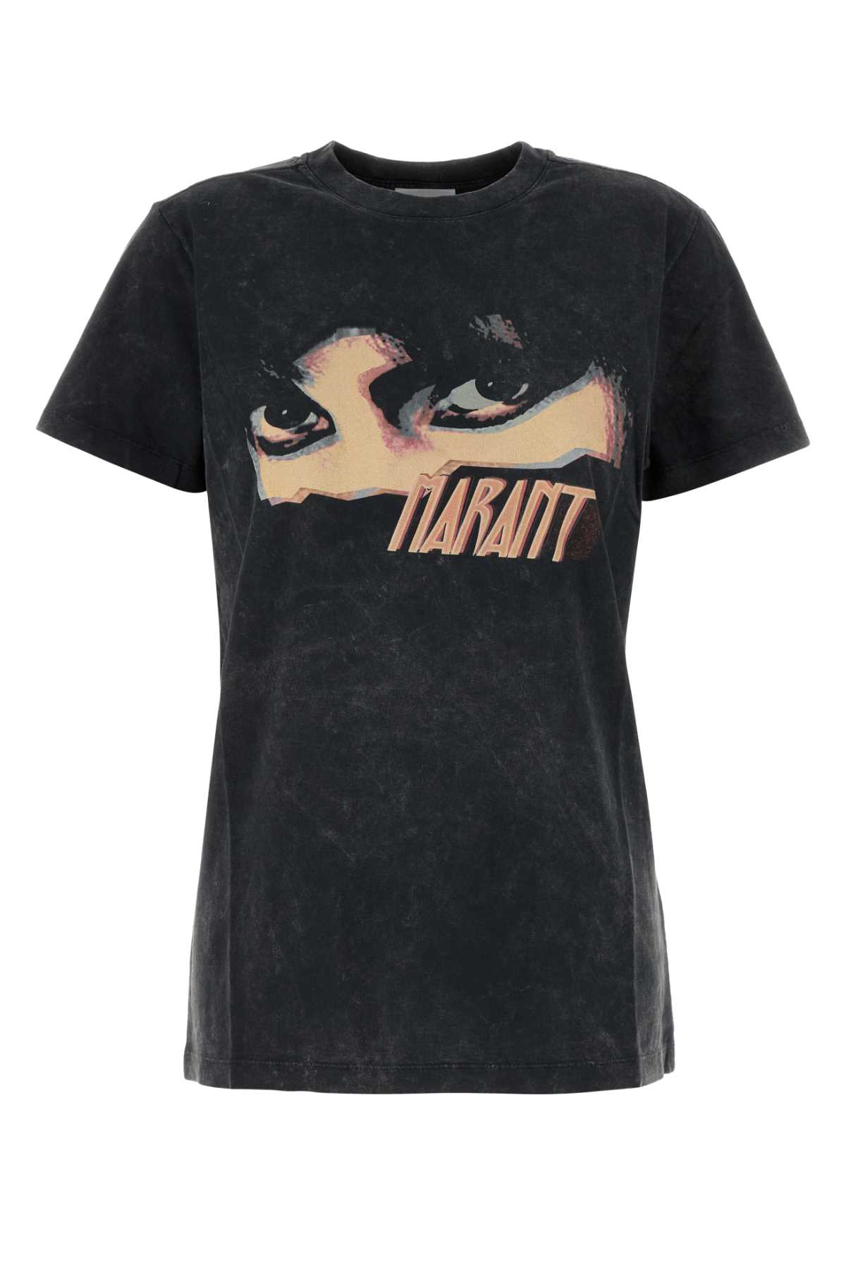 Isabel Marant Étoile Isabel Marant Etoile Slate Cotton Zoeline T-shit In Black