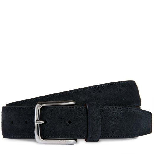 Shop Tod's Classic Buckle Belt In Blue