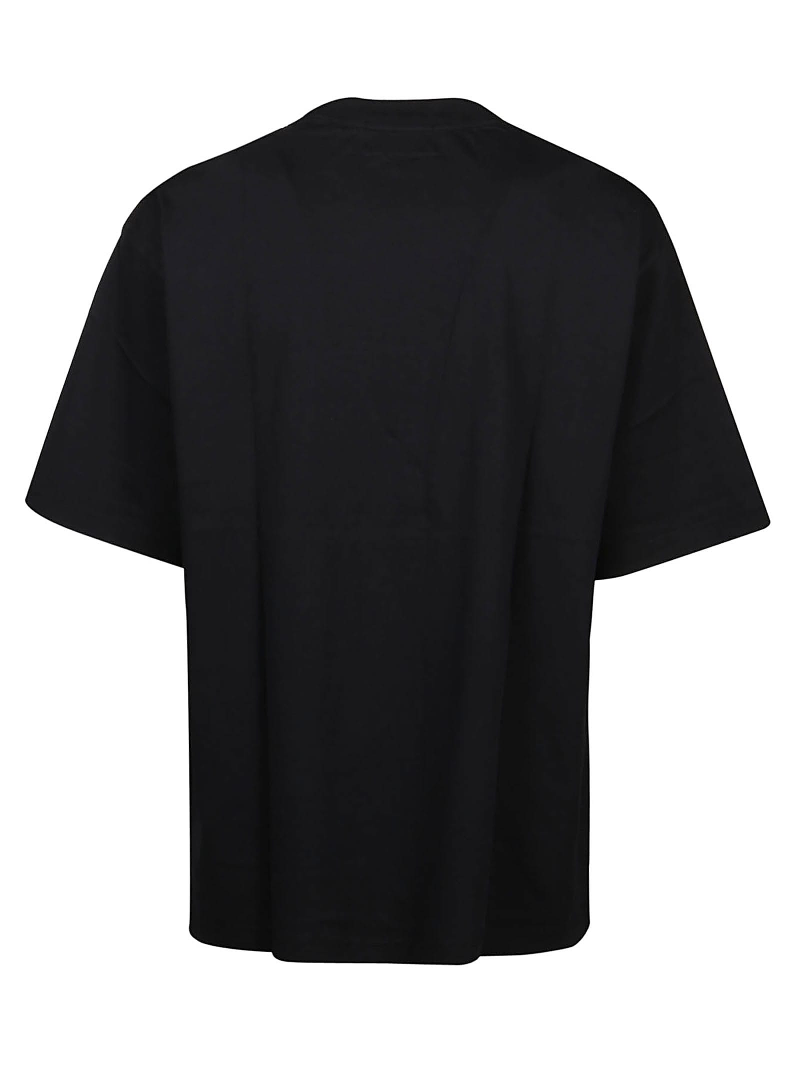 Shop Ambush New Multicord T-shirt In Black Cloud Dancer