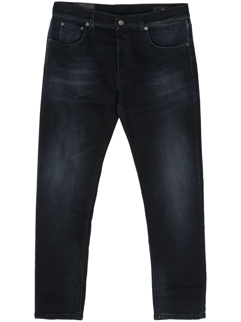 Shop Dondup Dian Jeans Denim Stretch In Blue