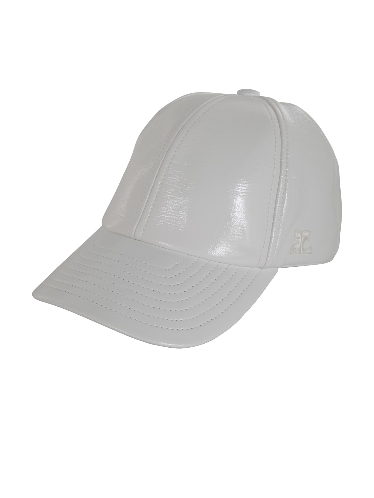 Courrèges Fur Knit Long Trousers In White