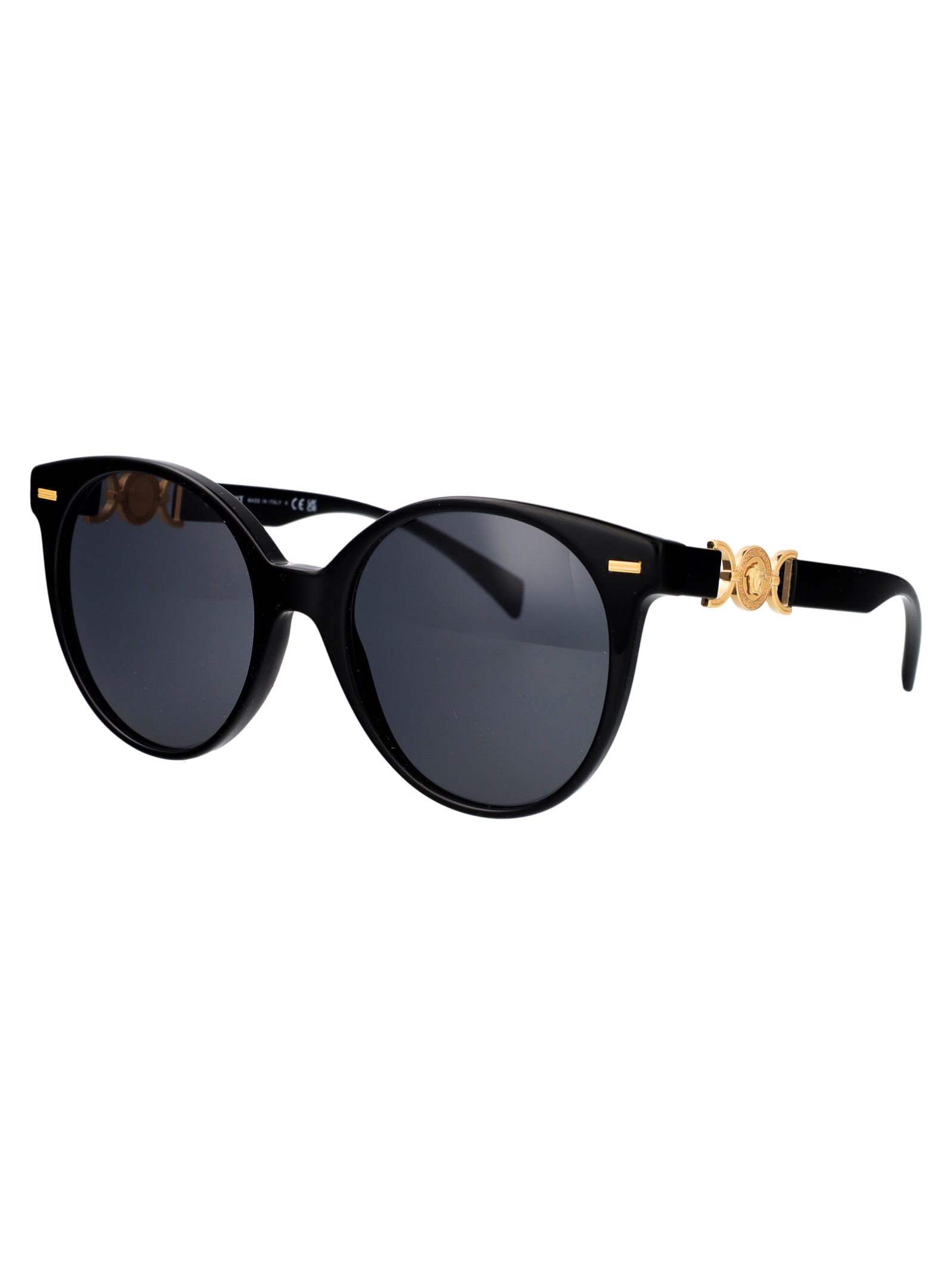 Shop Versace 0ve4442 Sunglasses In Gb1/87 Black