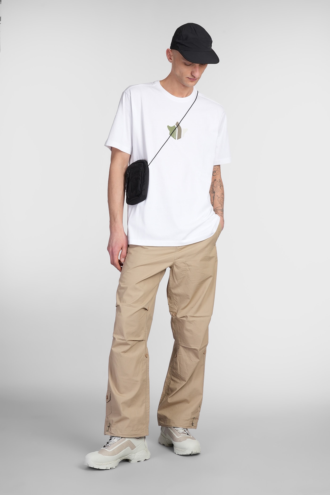 Maharishi T-shirt In White Cotton In White