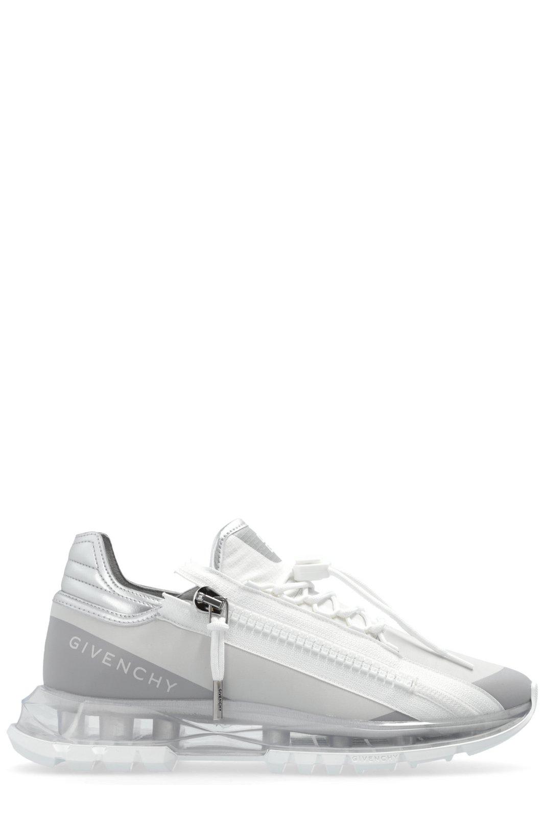 Shop Givenchy Spectre Runner Sneakers In White/silver