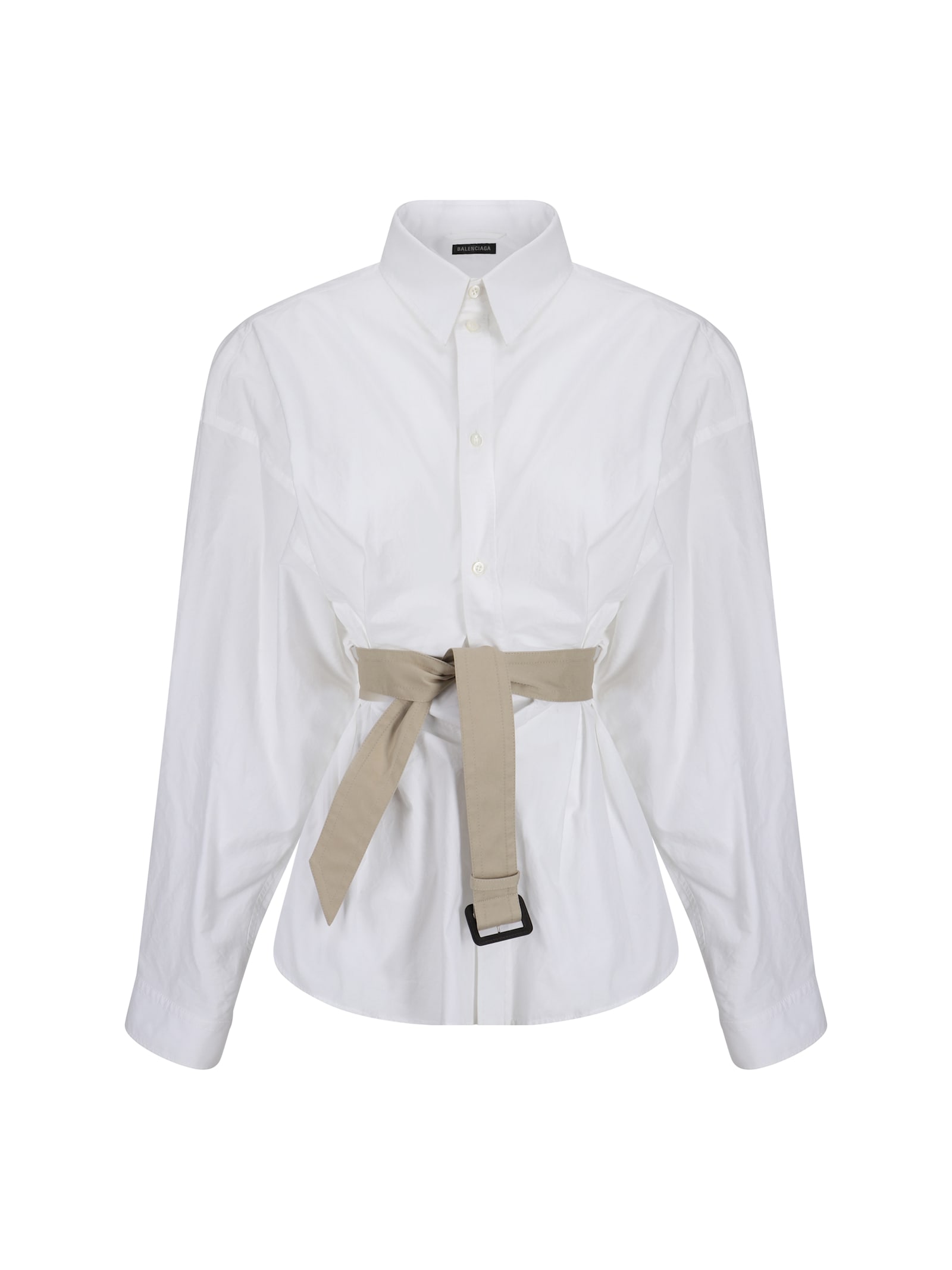 Shop Balenciaga Shirt In White