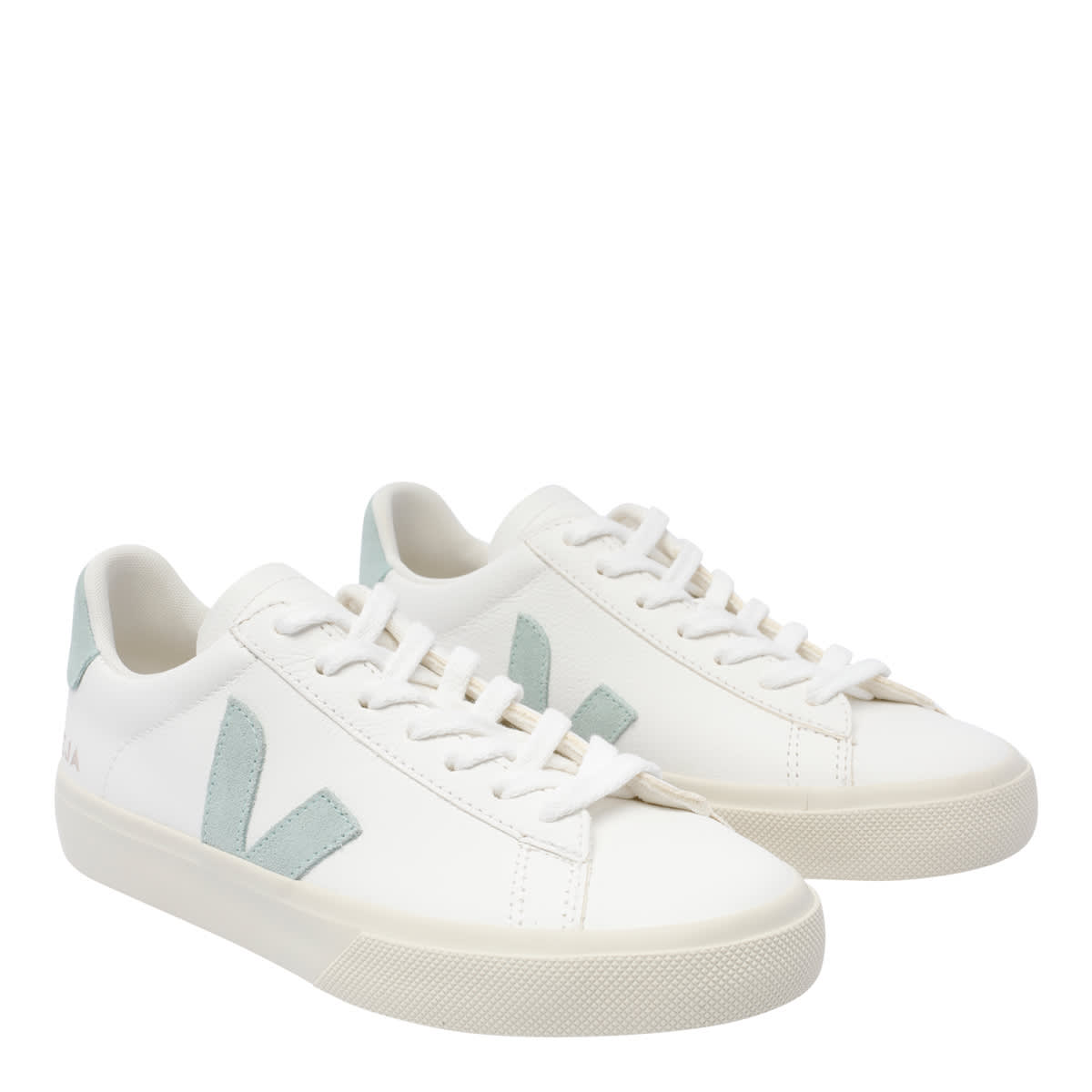 Shop Veja Campo Chromefree Sneakers In White