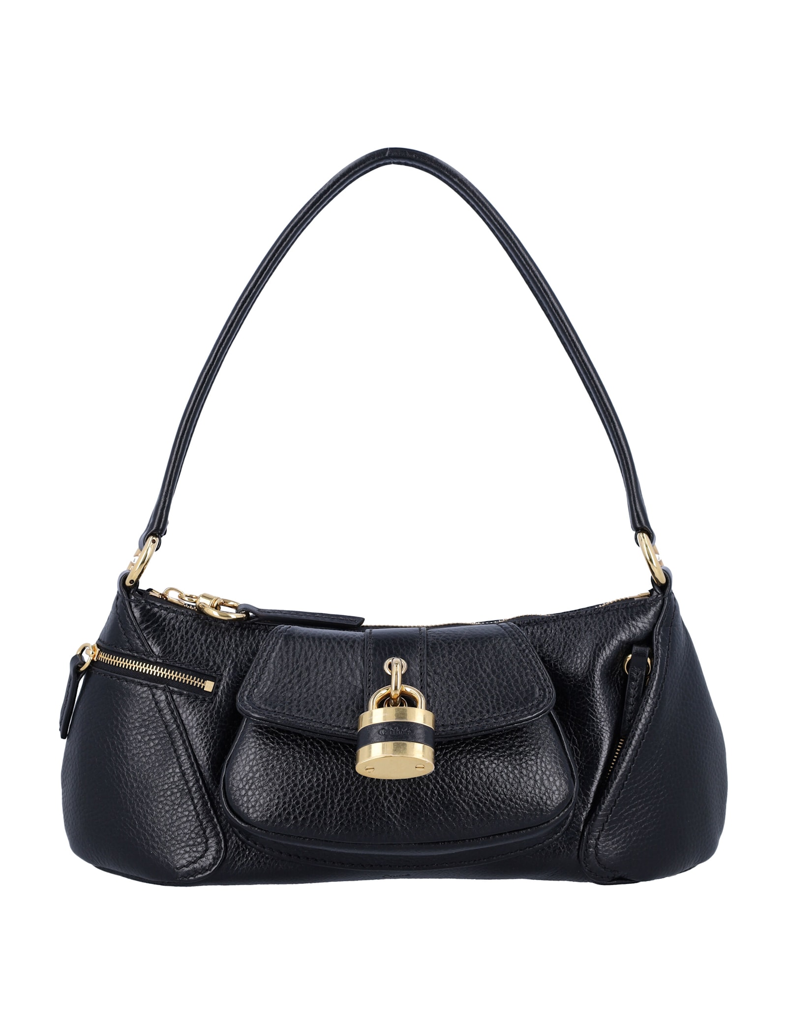 Shop Chloé The 99 Shoulder Bag In Black