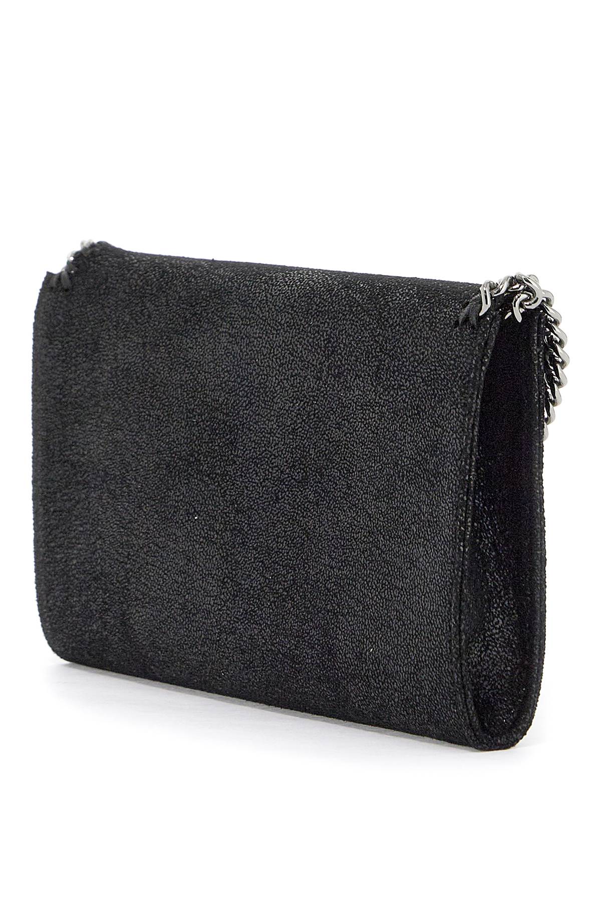 Shop Stella Mccartney Shaggy Deer Mini Crossbody Bag In Black (black)