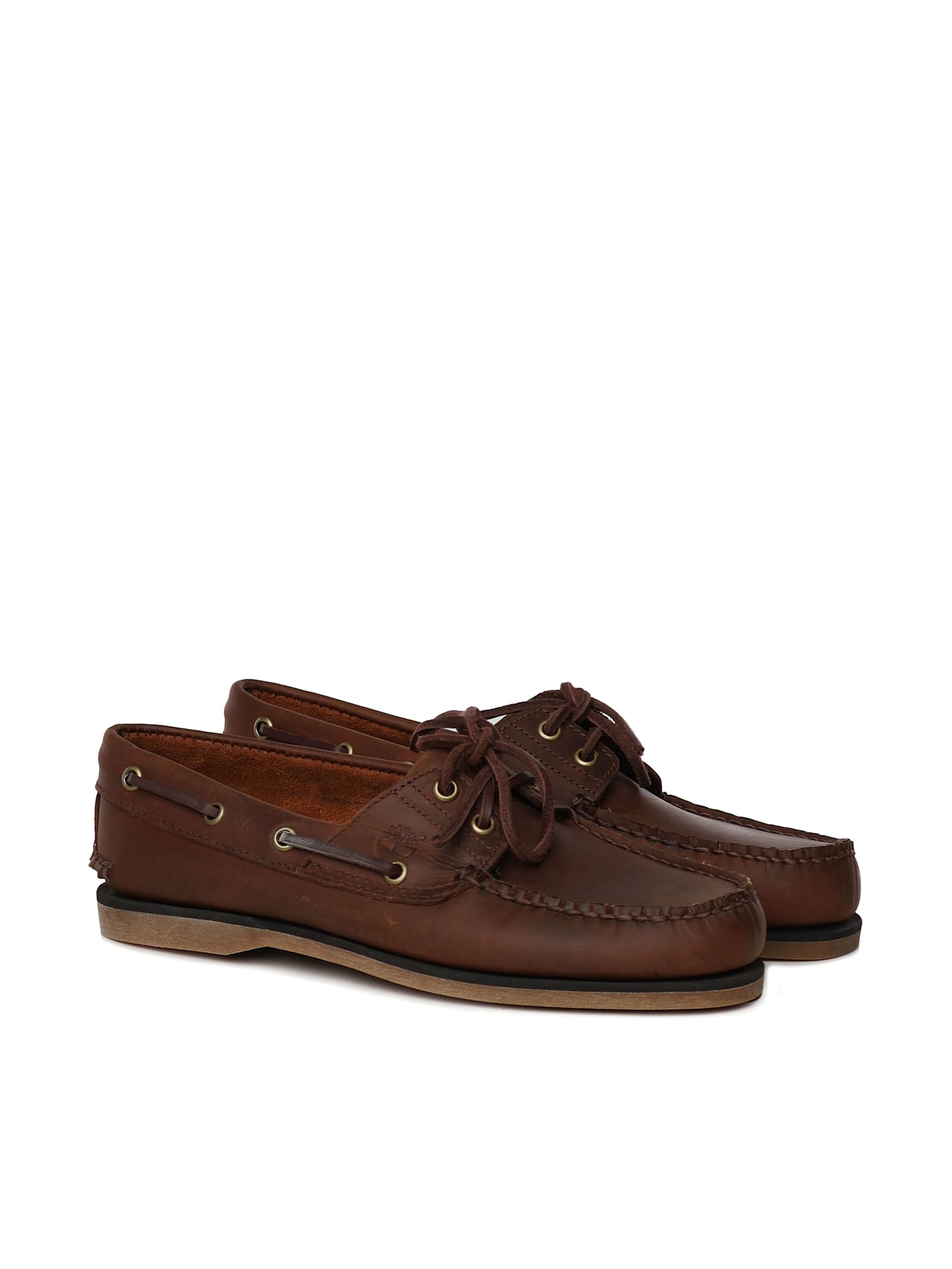 Timberland Classic Boat Moccasin In Brown