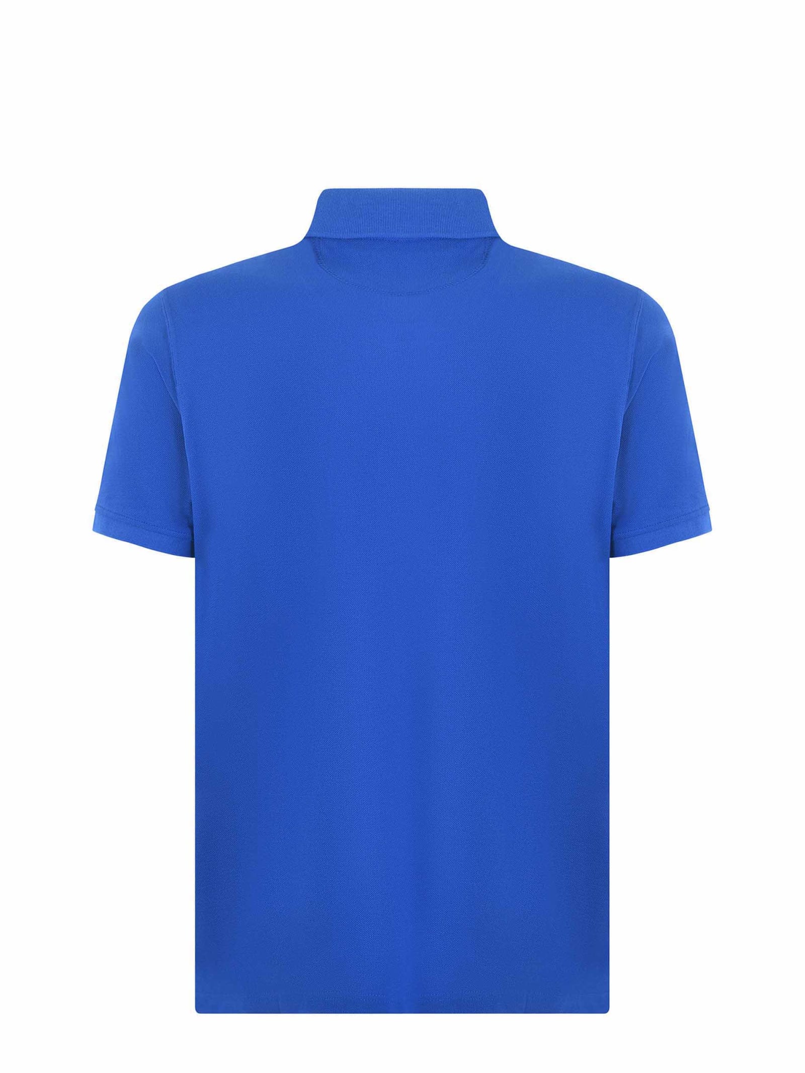 Shop La Martina Polo Shirt In Clear Blue