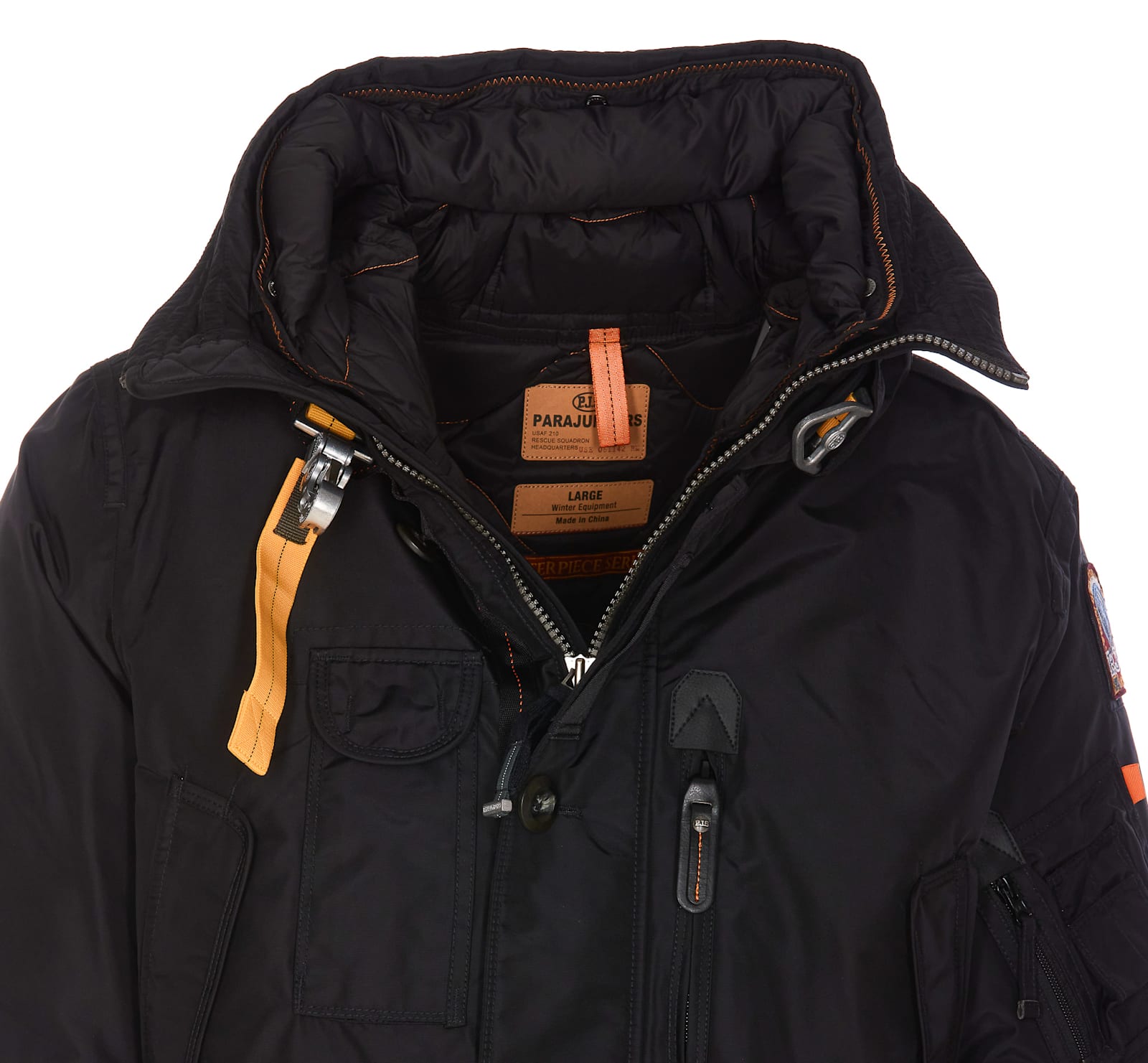 Shop Parajumpers Kodiak Jacket In Black