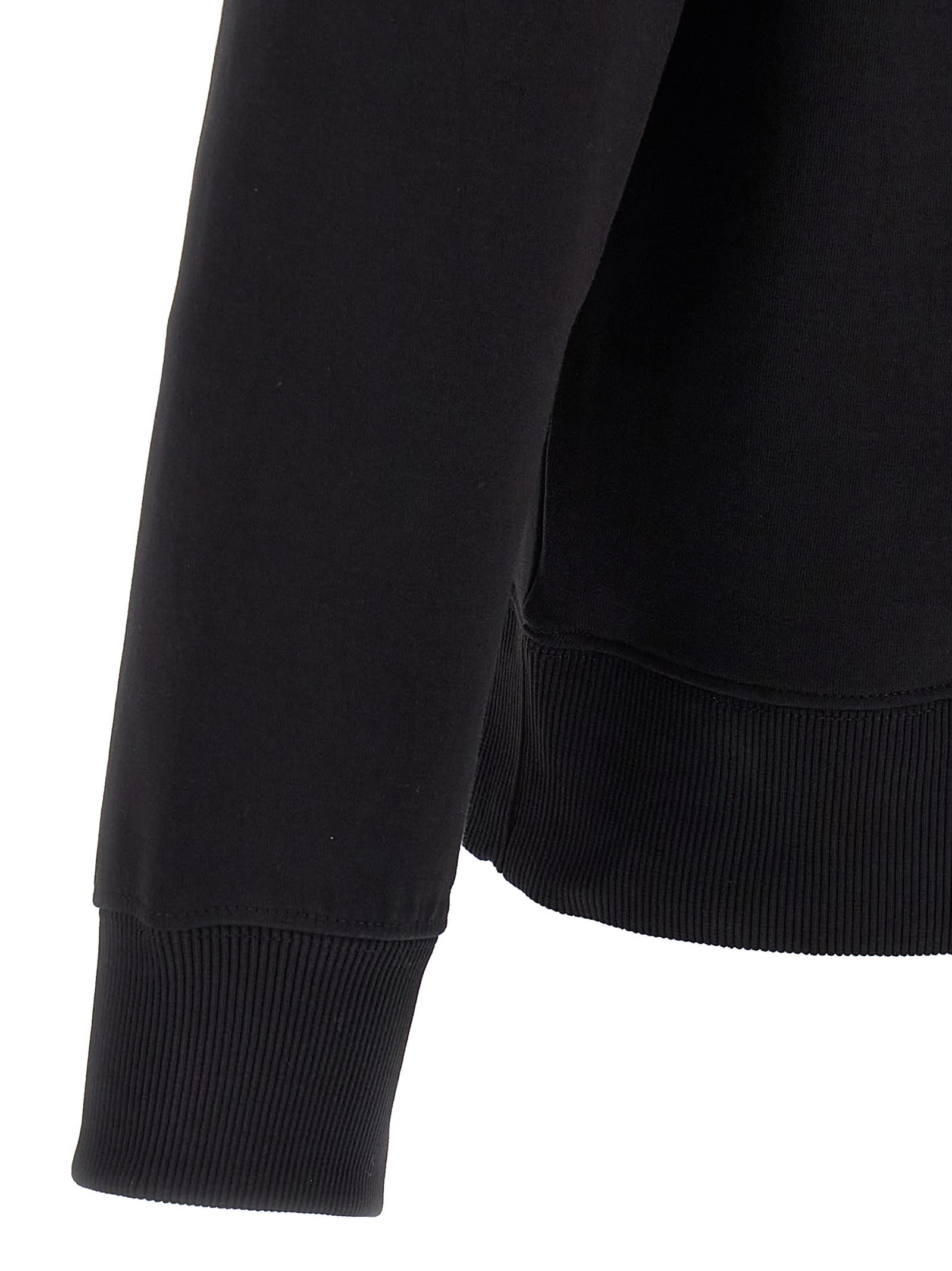 Hugo Boss Dettil Crew-neck Sweatshirt In Black