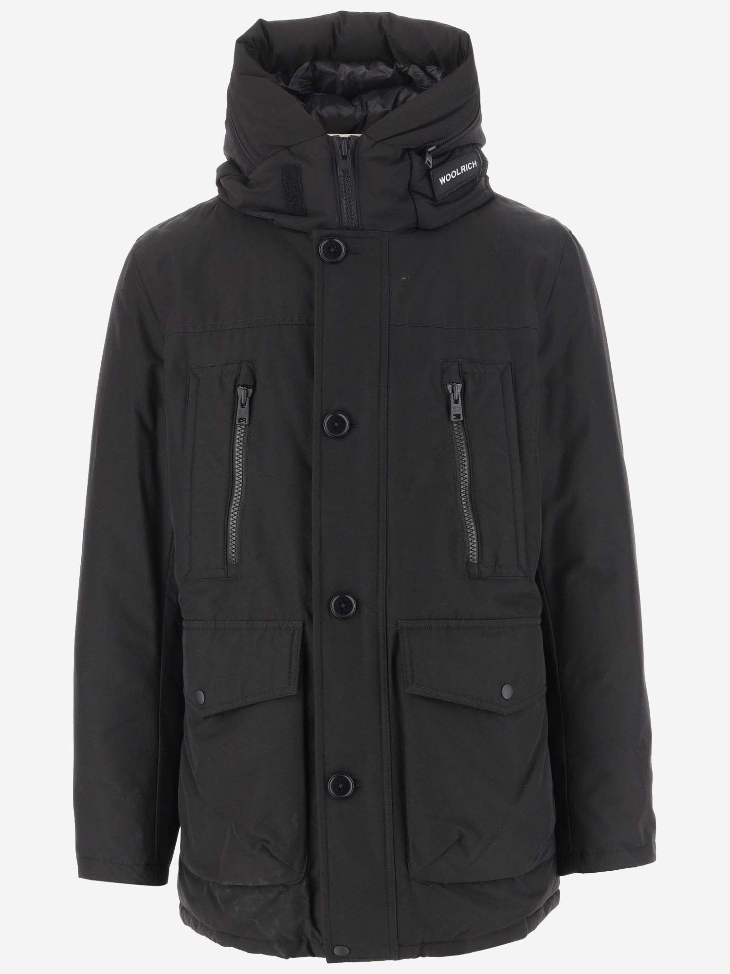 Shop Woolrich Ramar Cloth Down Jacket In Black