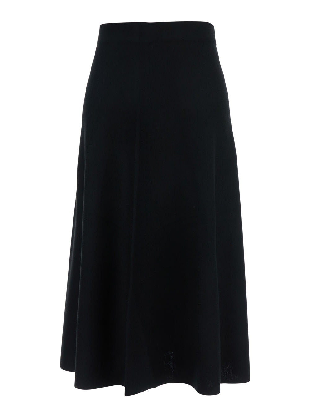 Allude Knit Skirt In Black
