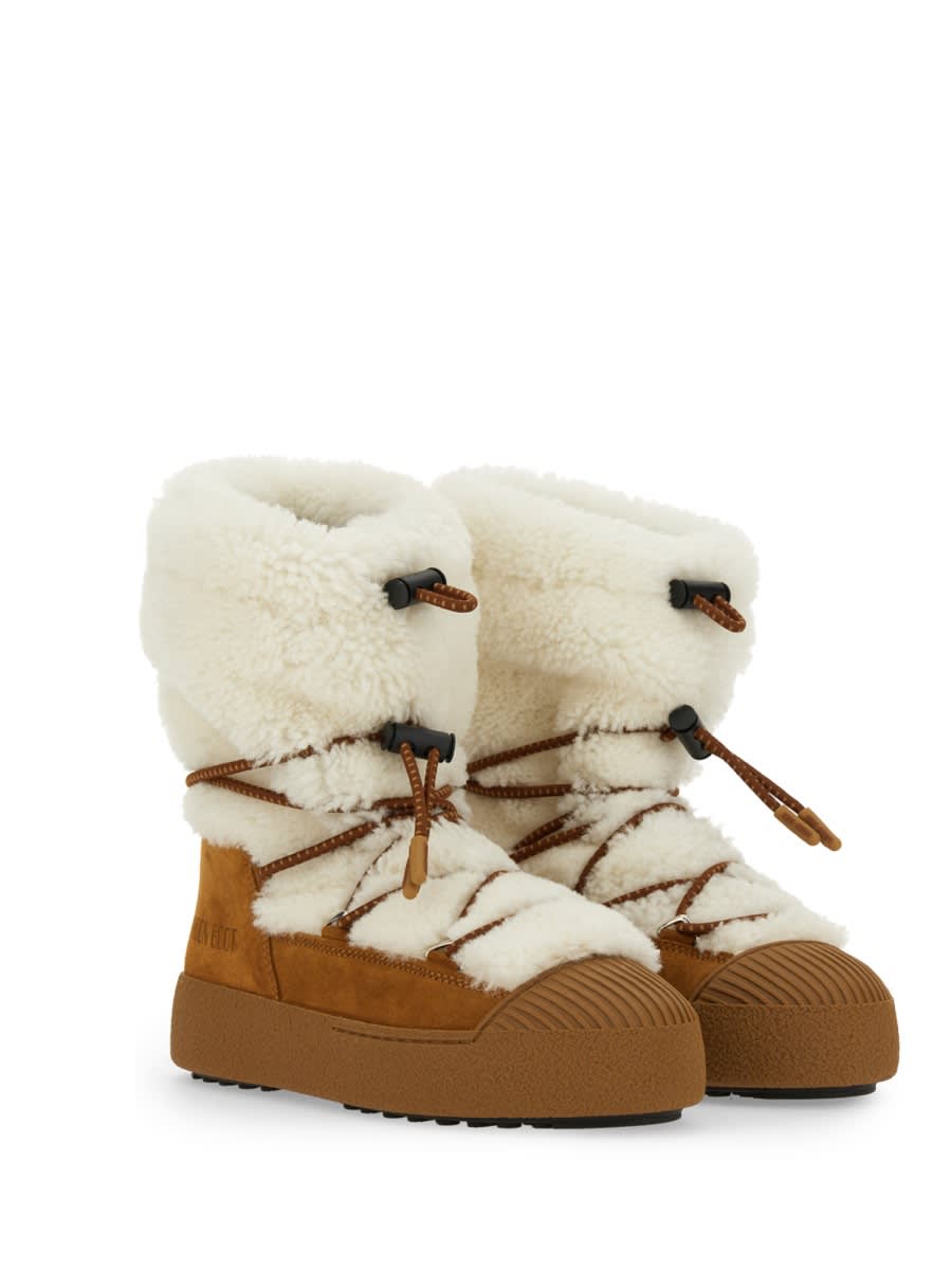 Shop Moon Boot Boot Ltrack Polar In Brown