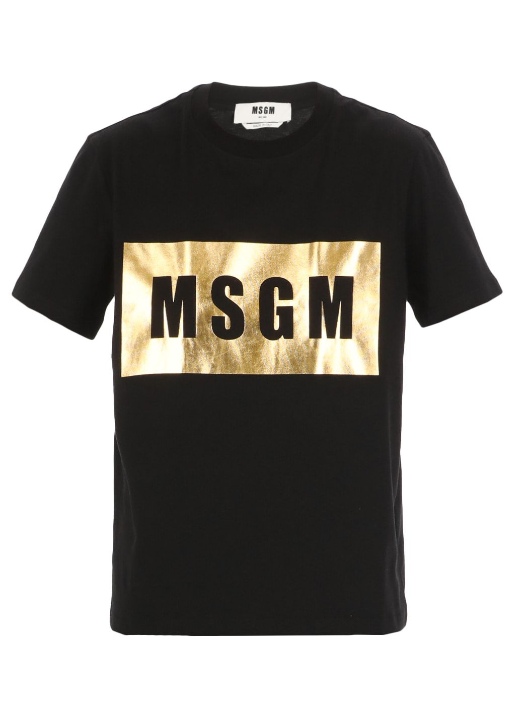 MSGM Golden Box Logo T-shirt