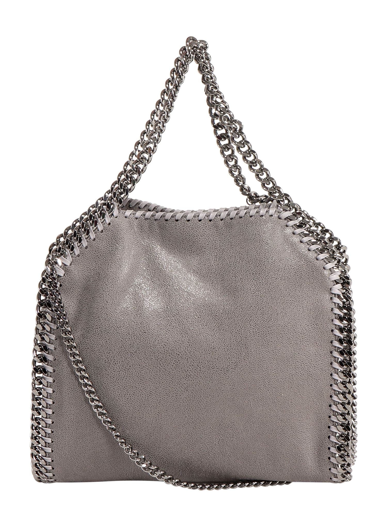 Shop Stella Mccartney Falabella Shoulder Bag In Grey