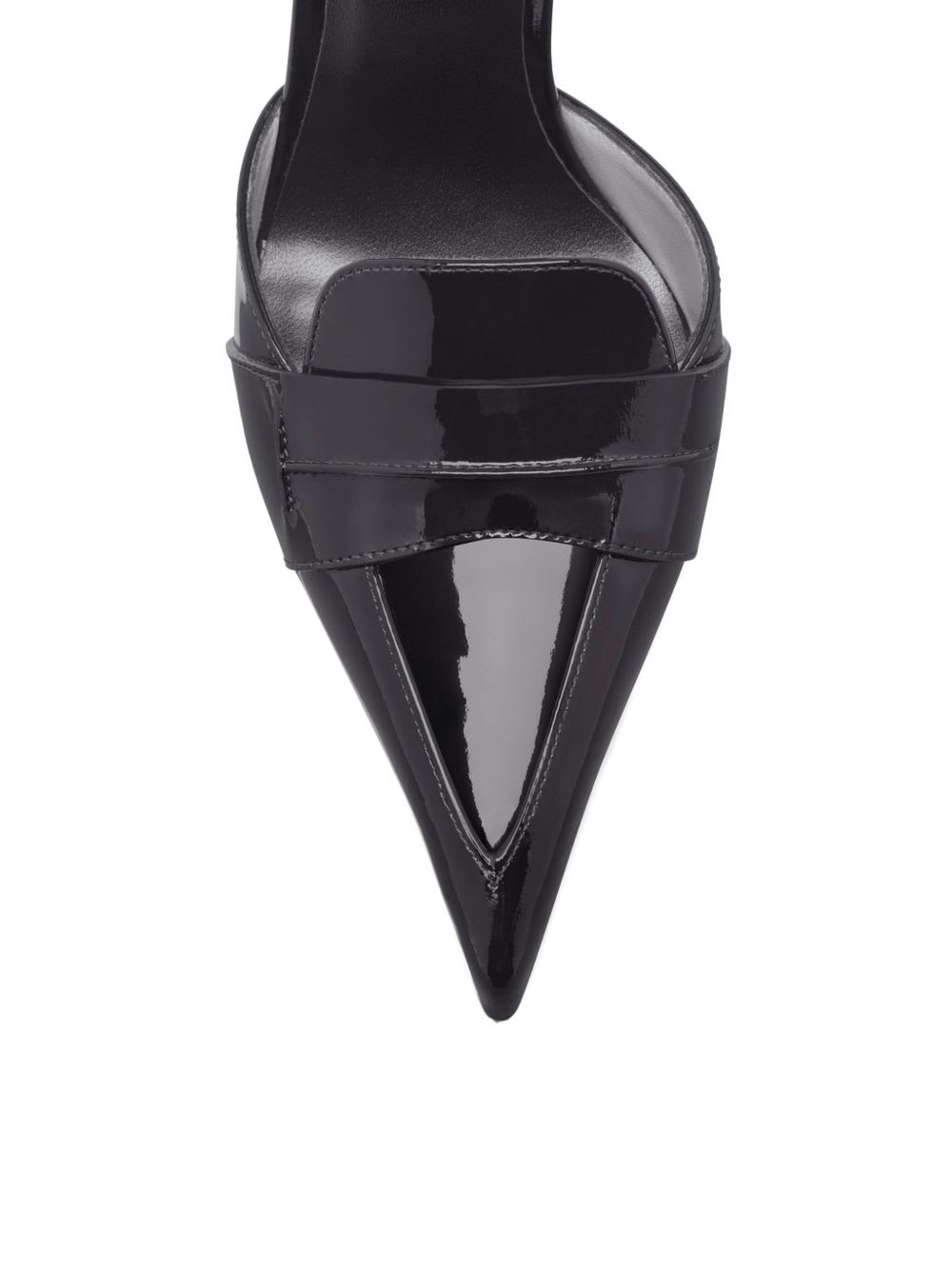 Tom Ford Glossy Pointed Toe Patent Leather Pumps In Black