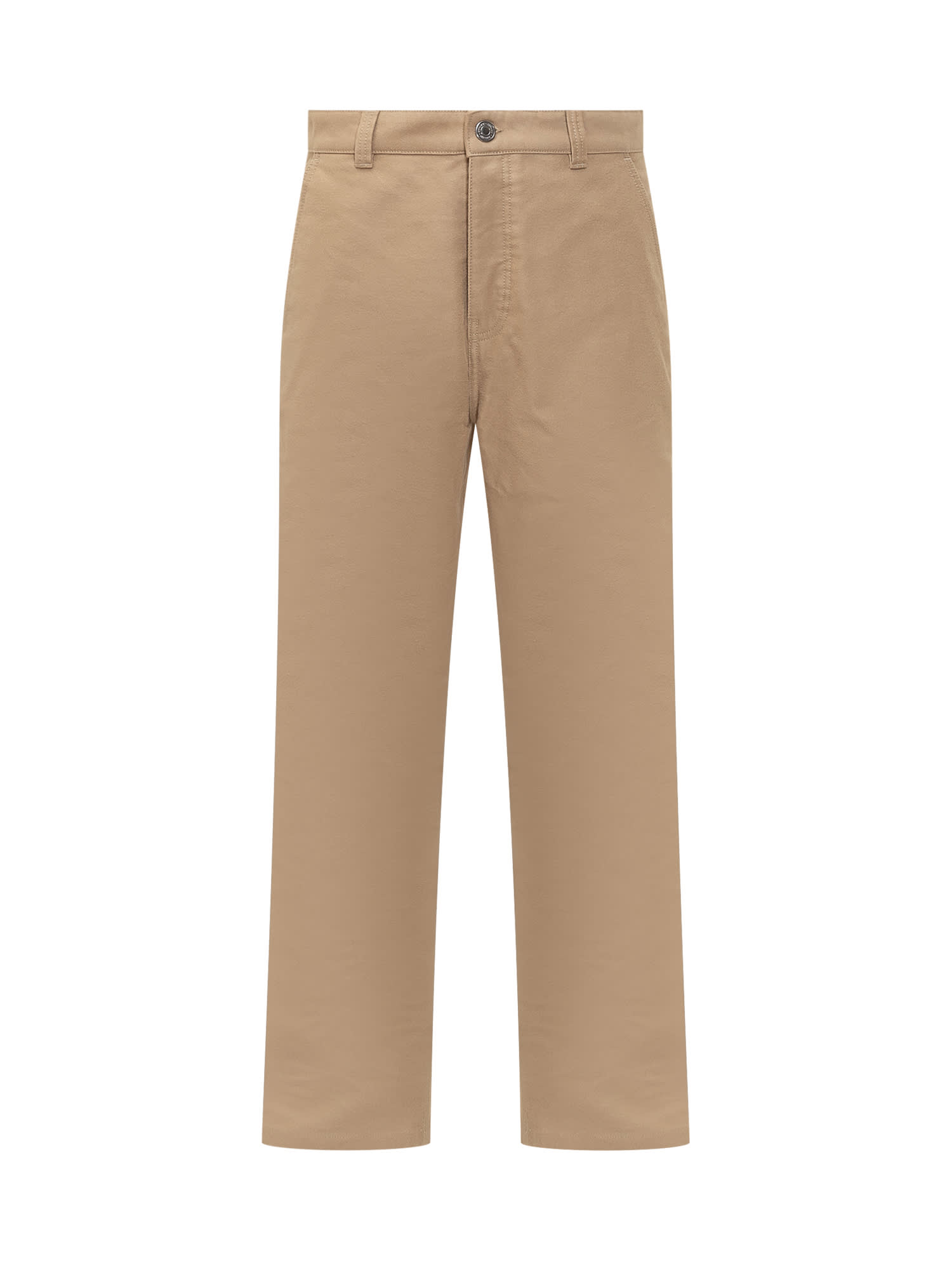 Ami Alexandre Mattiussi Ami Paris Worker Pants In Sand
