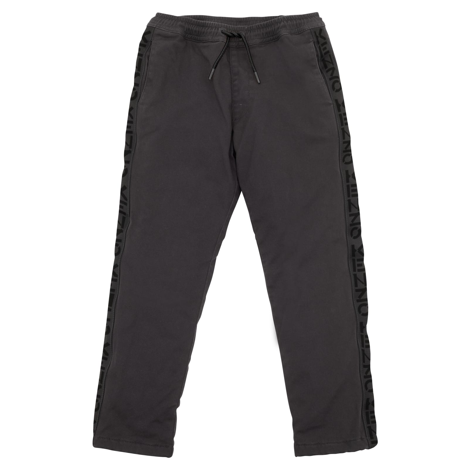 KENZO STRAIGHT TROUSERS WITH DRAWSTRING