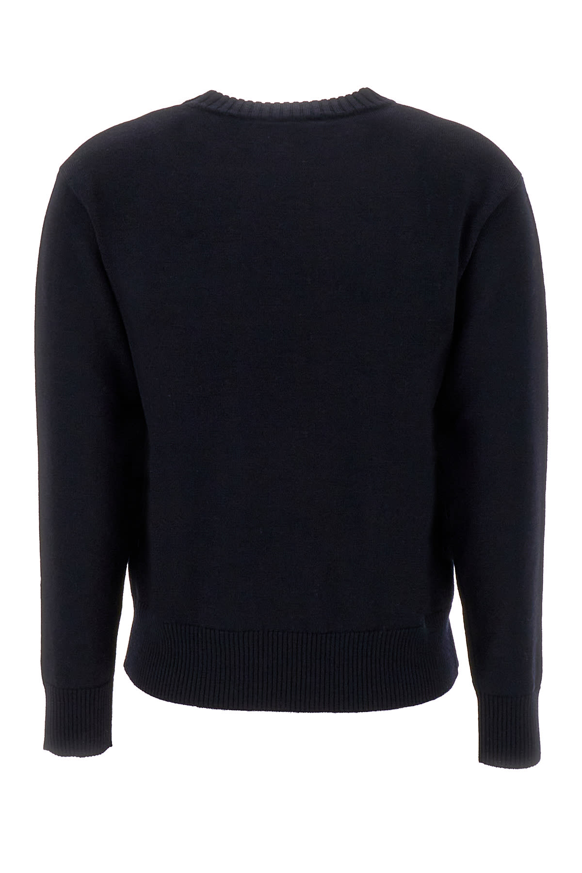 Shop Max Mara Midnight Blue Wool Sweater In 005