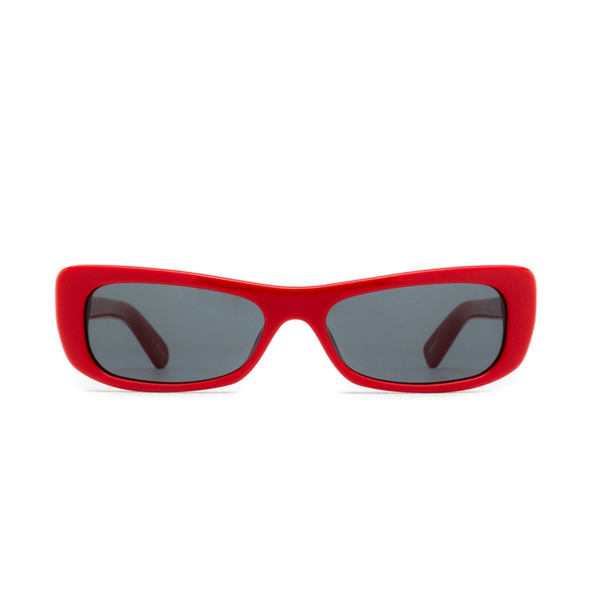 Shop Jacquemus Les Lunettes Capri Jac55 C2 Red Sunglasses In Rosso