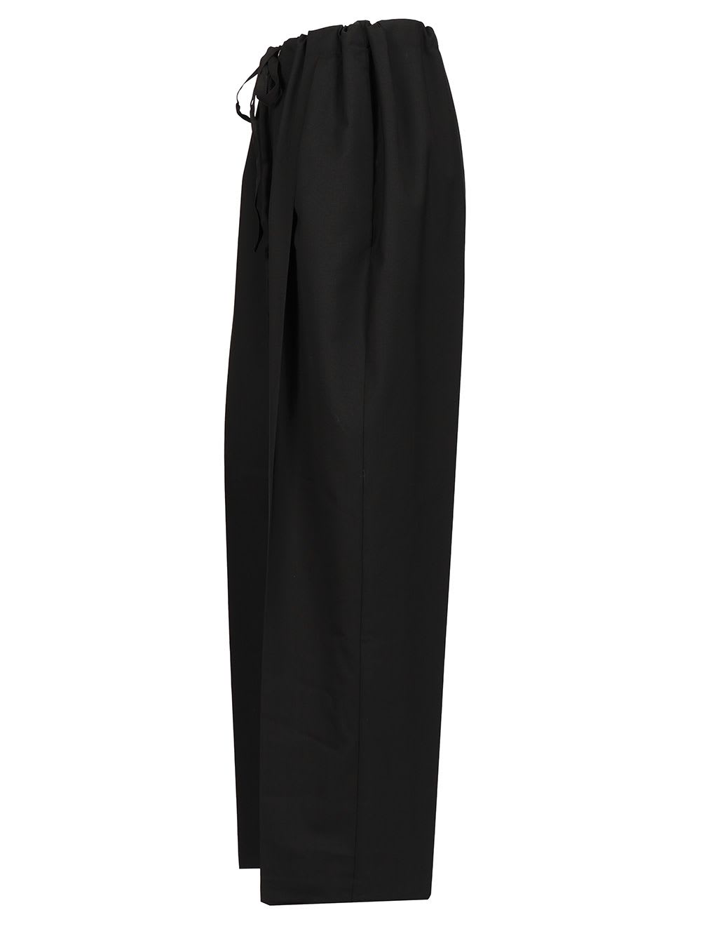 Khaite Black Trenton Trousers In Black
