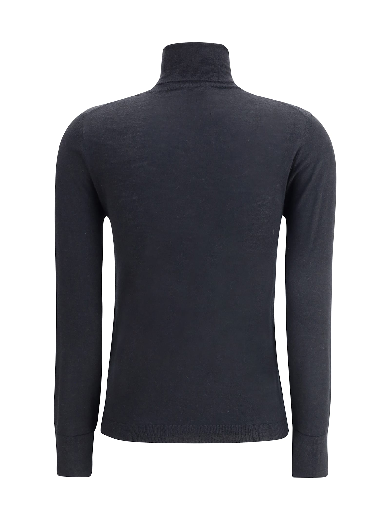 Allude Cashmere Turtleneck Sweater In Blue
