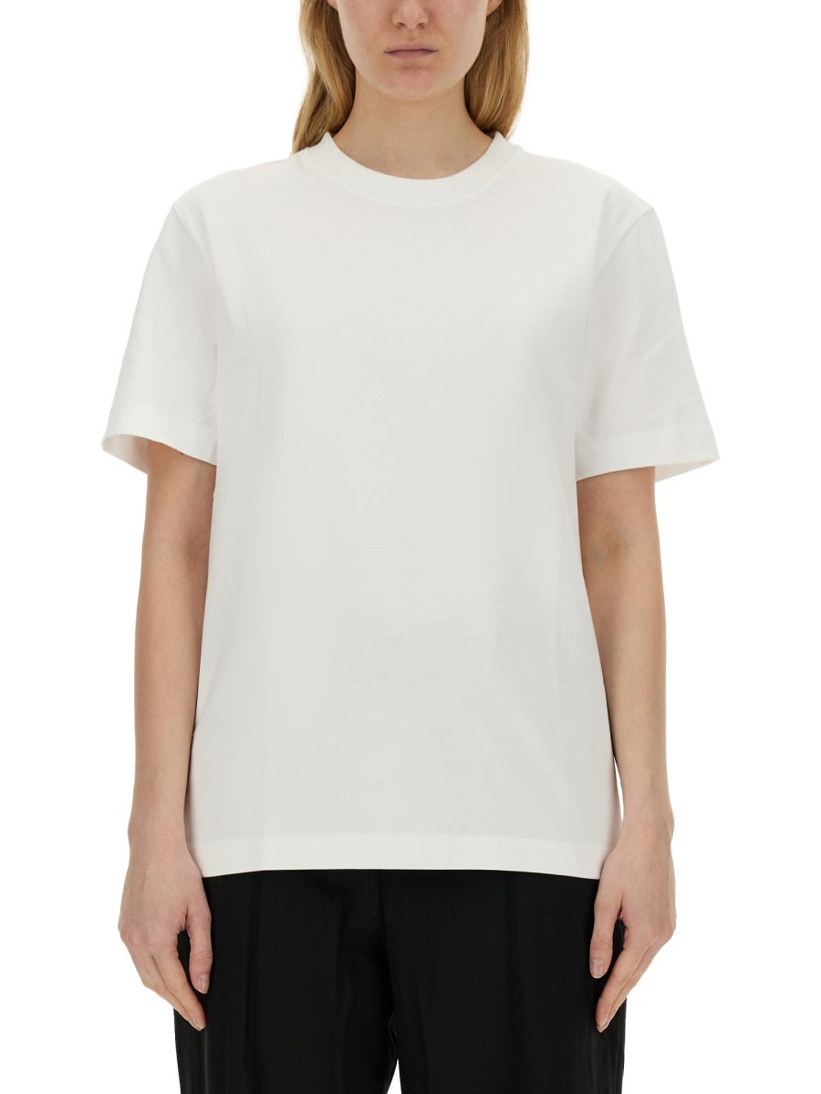Shop Helmut Lang T-shirt With Logo In White