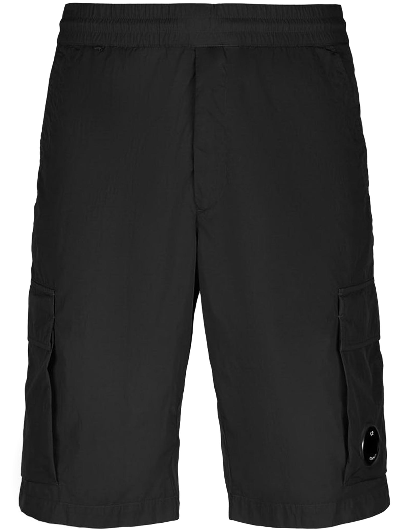 C.P. Company Black Chrome-r Cargo Shorts