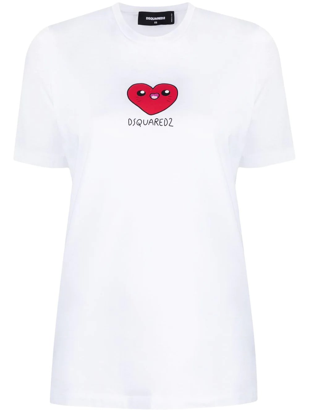 Dsquared2 Woman White heart Me T-shirt