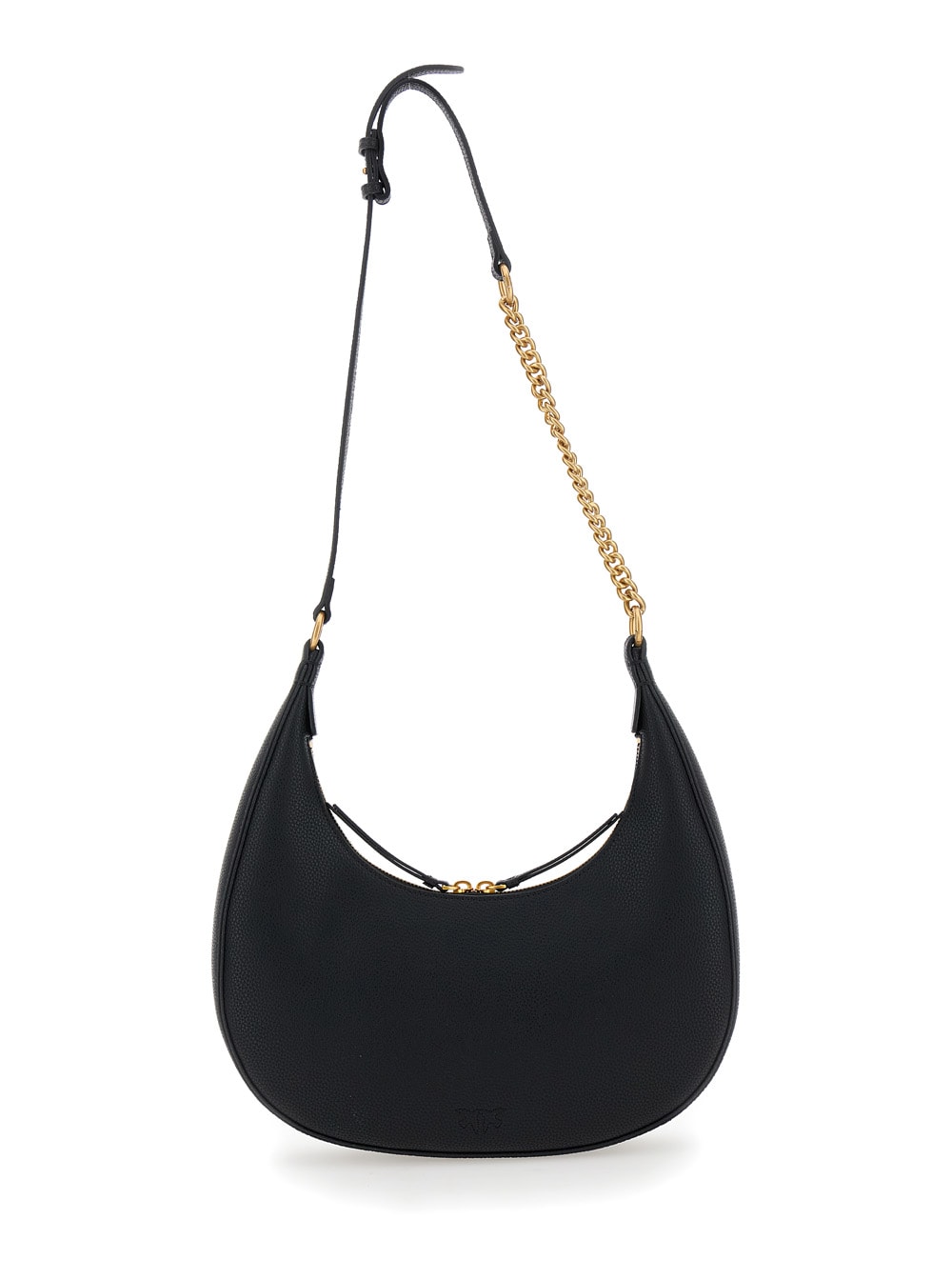 Shop Pinko Brioche Hobo Classic Pelle In Black