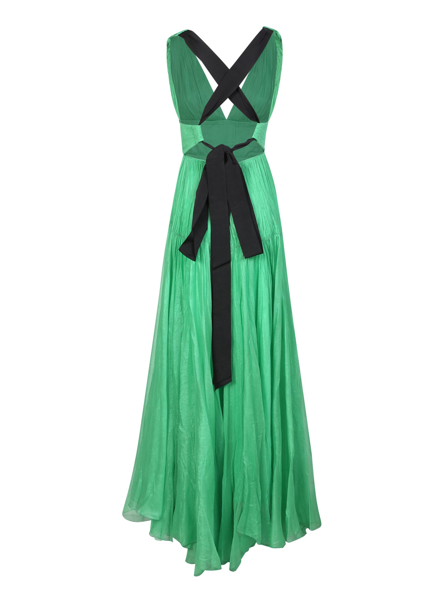 Shop Maria Lucia Hohan Green Calliope Dress