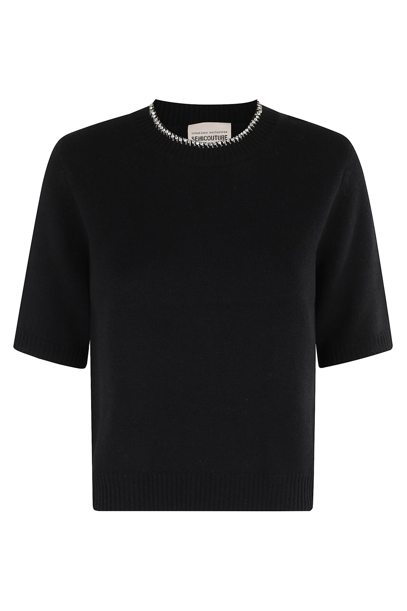 Semicouture Semi Couture Semi Couture Leya Model Sweater In Black
