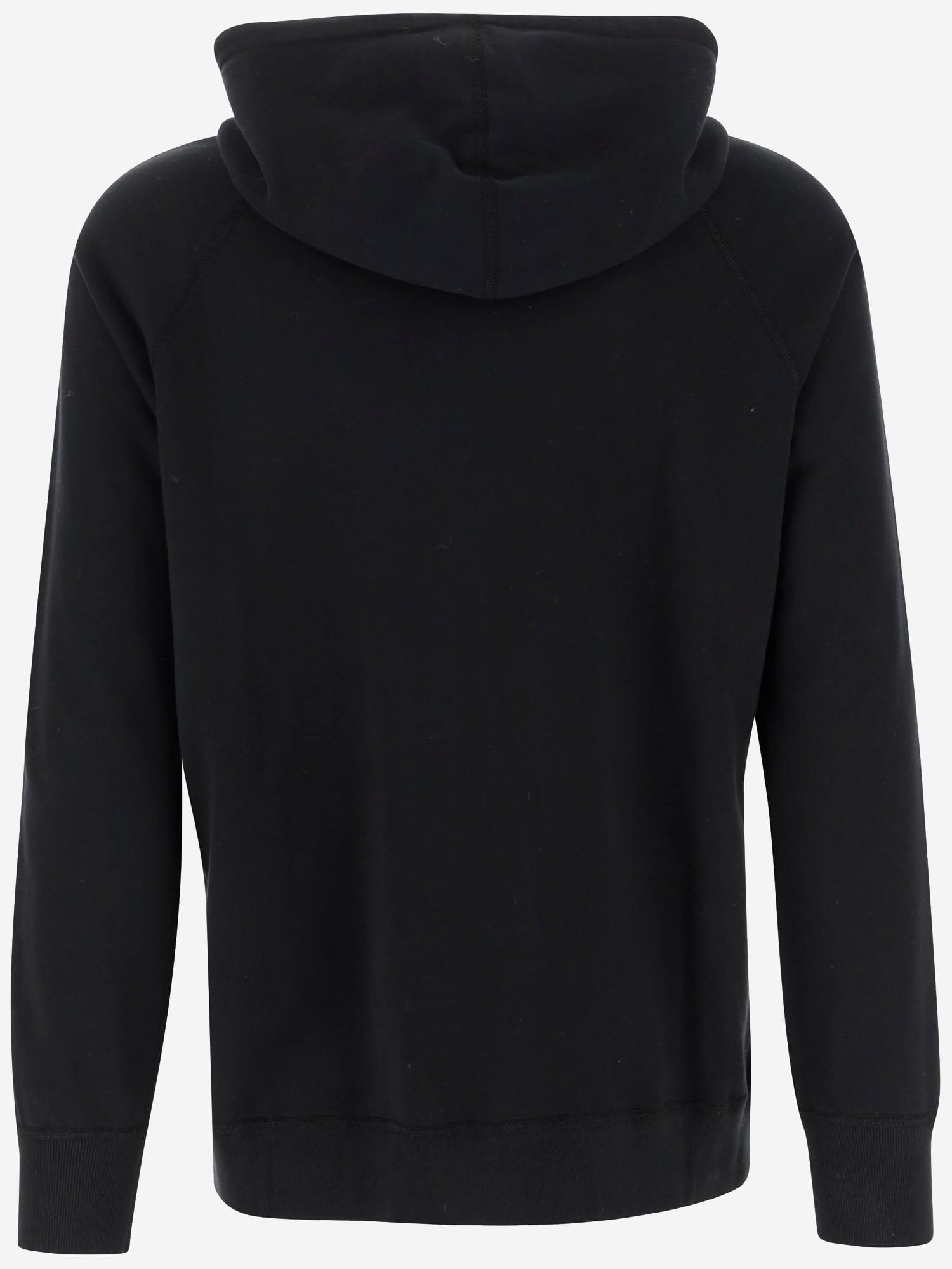 Shop Junya Watanabe Cotton Knit Sweatshirt With Graphic Pattern In Black