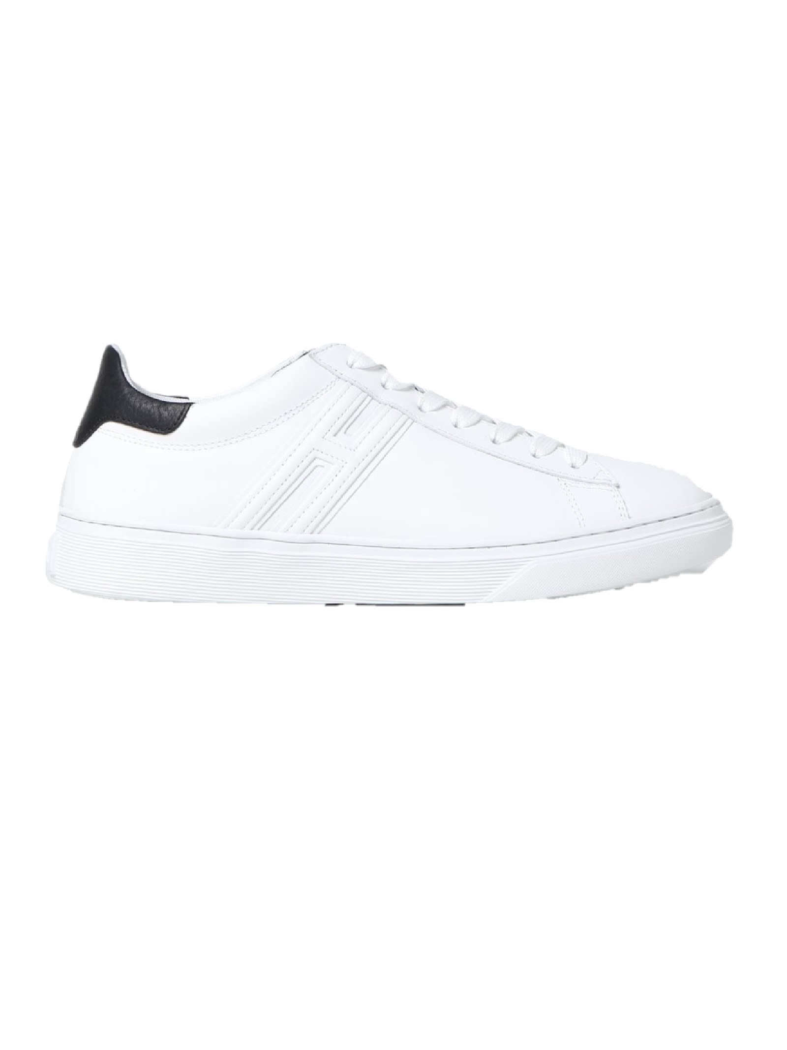 Hogan Lace-up Low-top Sneakers In White