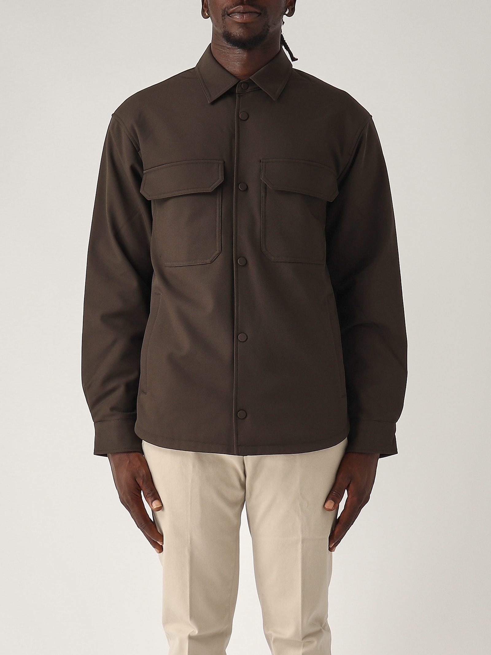 Emporio Armani Blouson Jacket Jacket In Brown