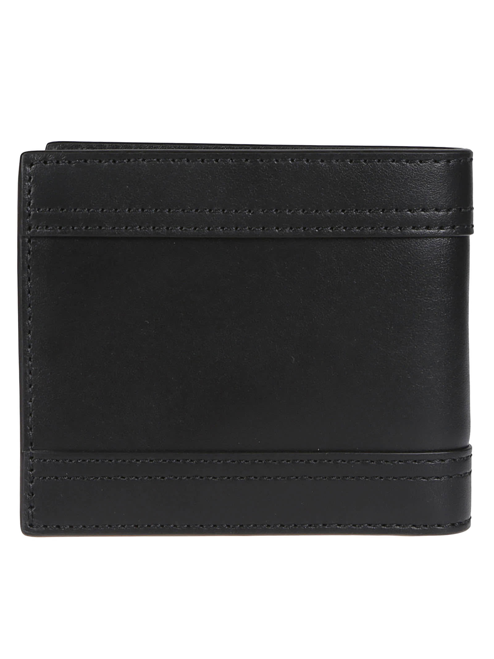 Dsquared2 Embossed Wallet In Nero