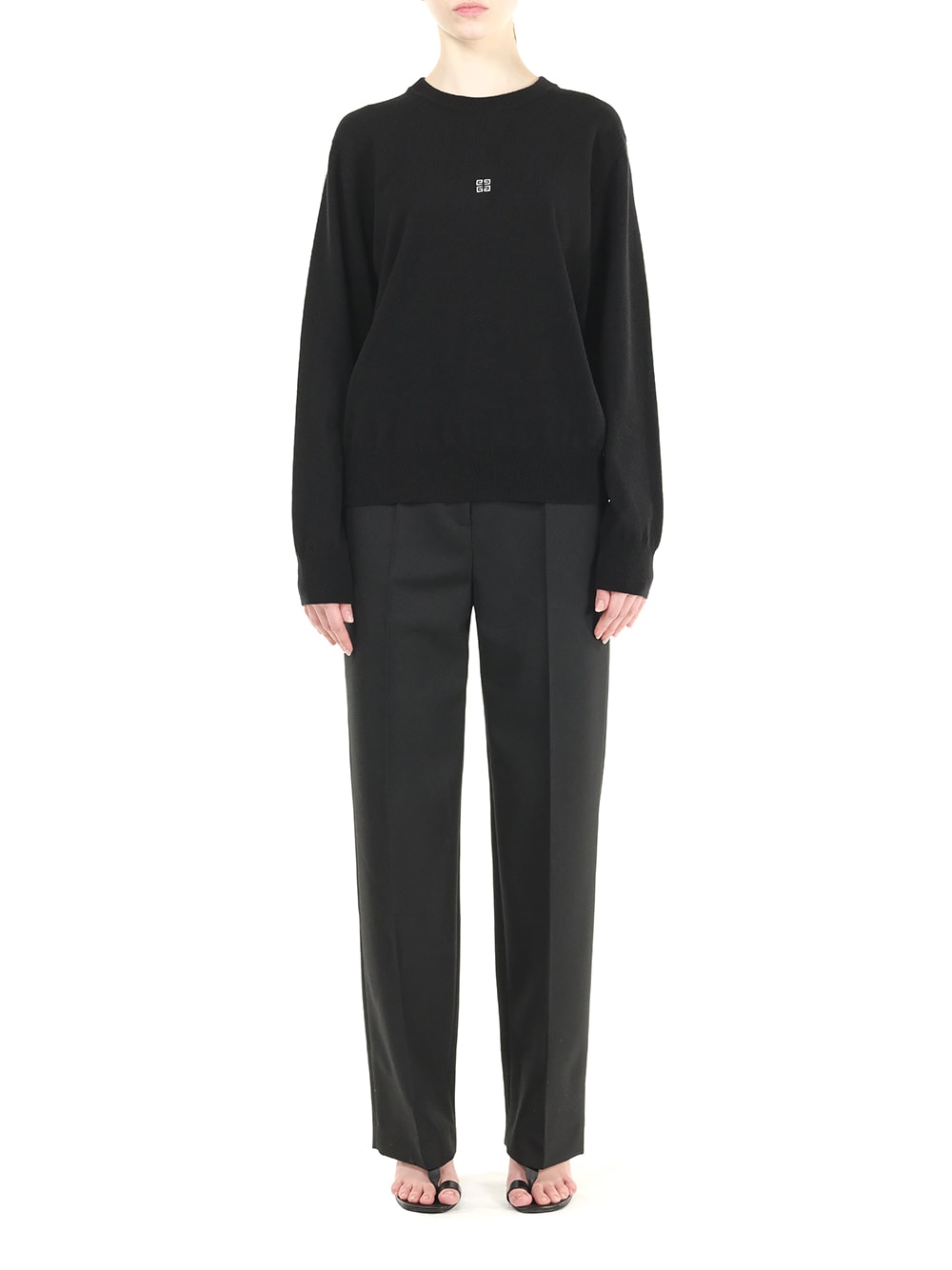 Shop Givenchy Wool And Cashmere Pullover In Black