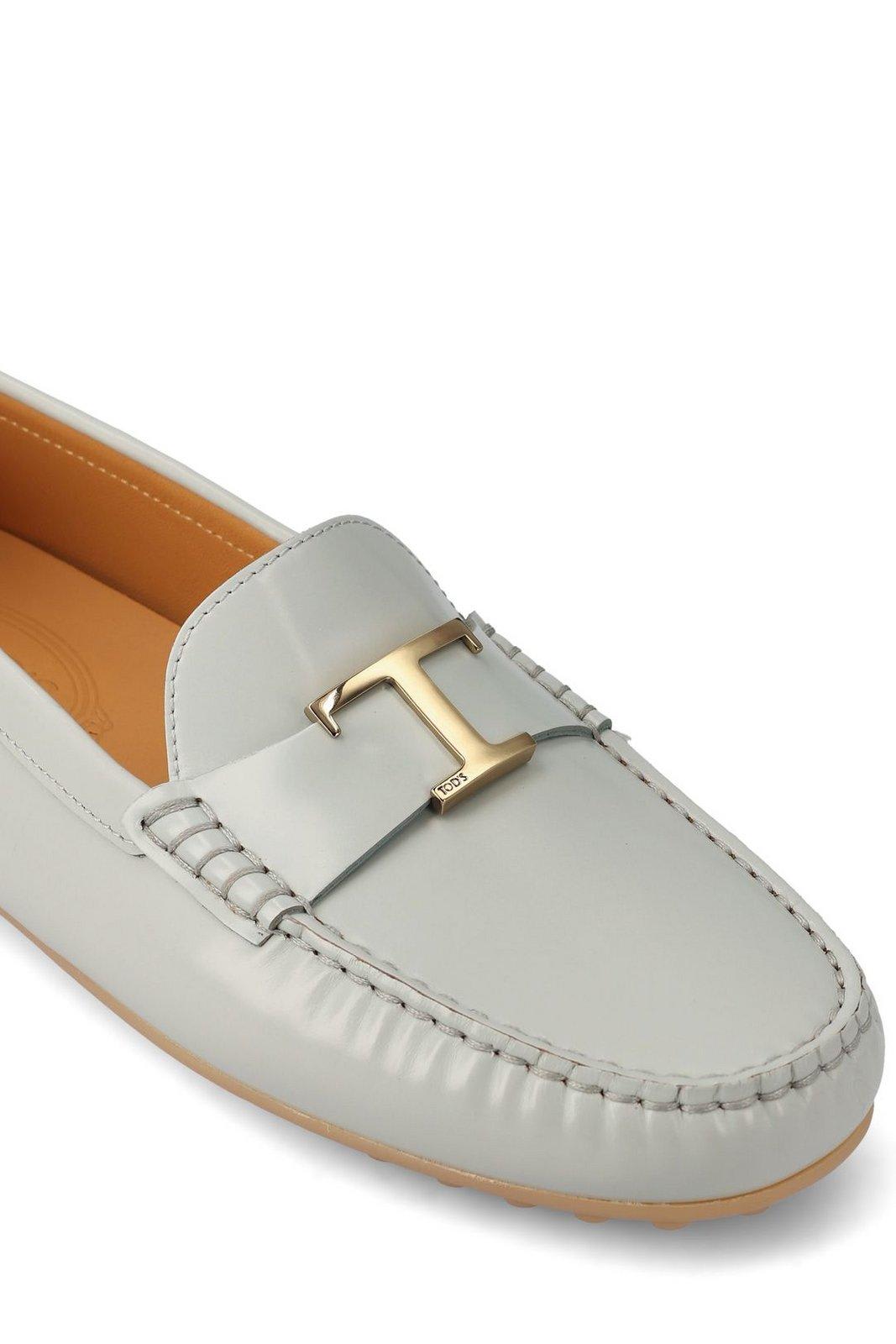 Tod's City Gommino Driving Loafers In Grigio