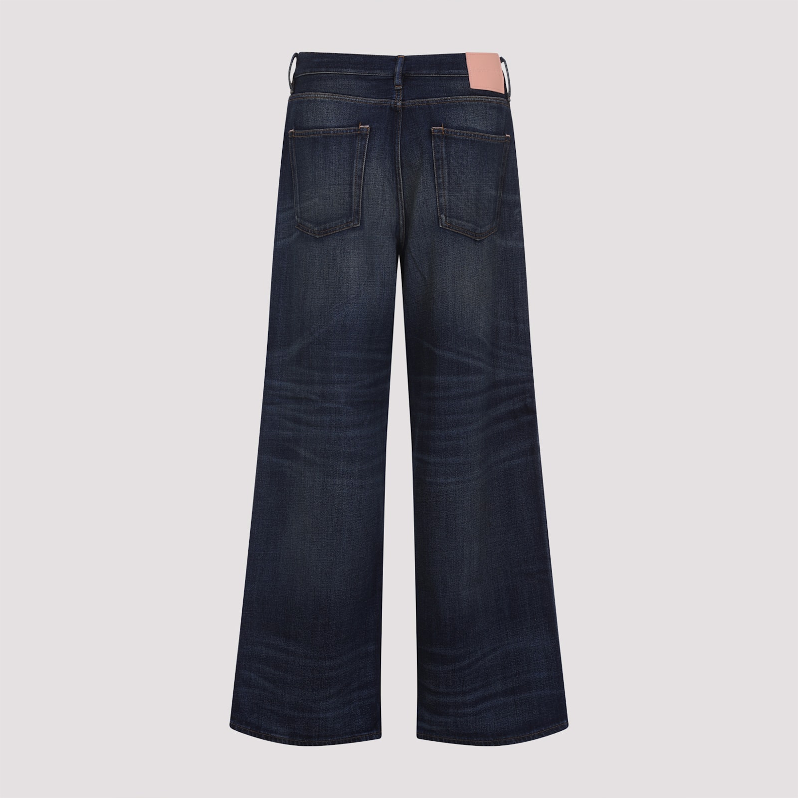 Acne Studios Yoyogi Washed-out Jeans In Blue