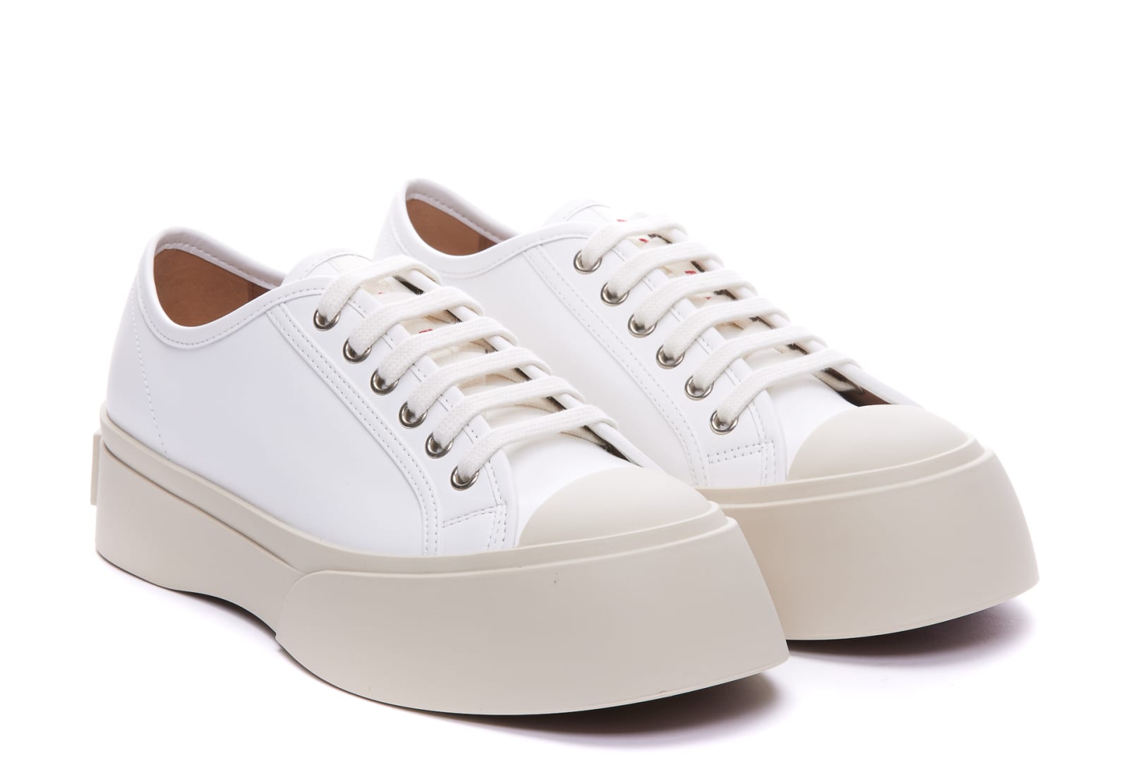 Shop Marni Pablo Sneakers In White