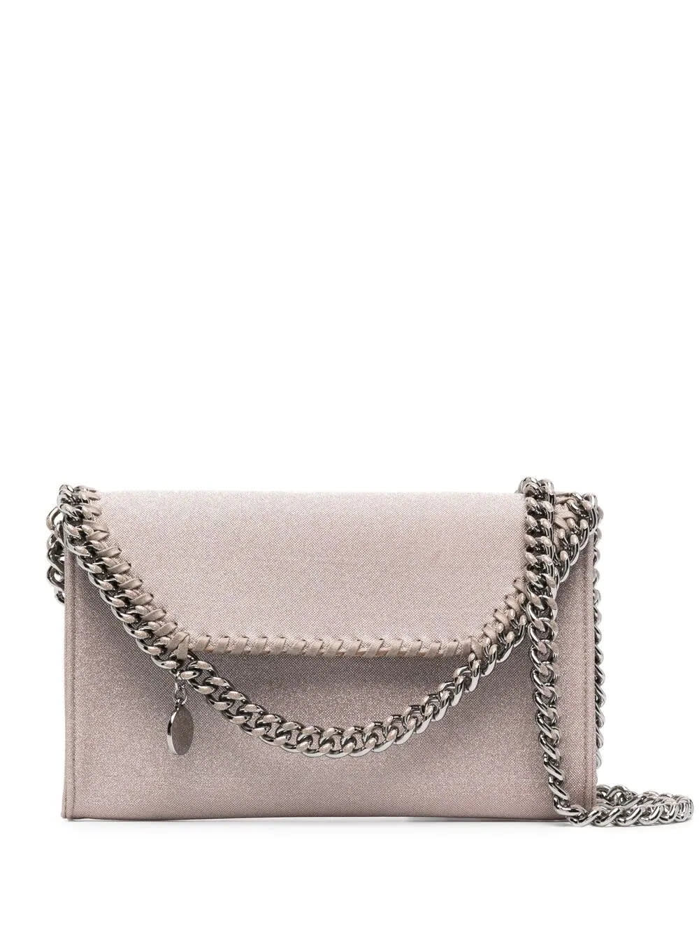 Stella McCartney Powder Pink Falabella Mini Glitter Bag